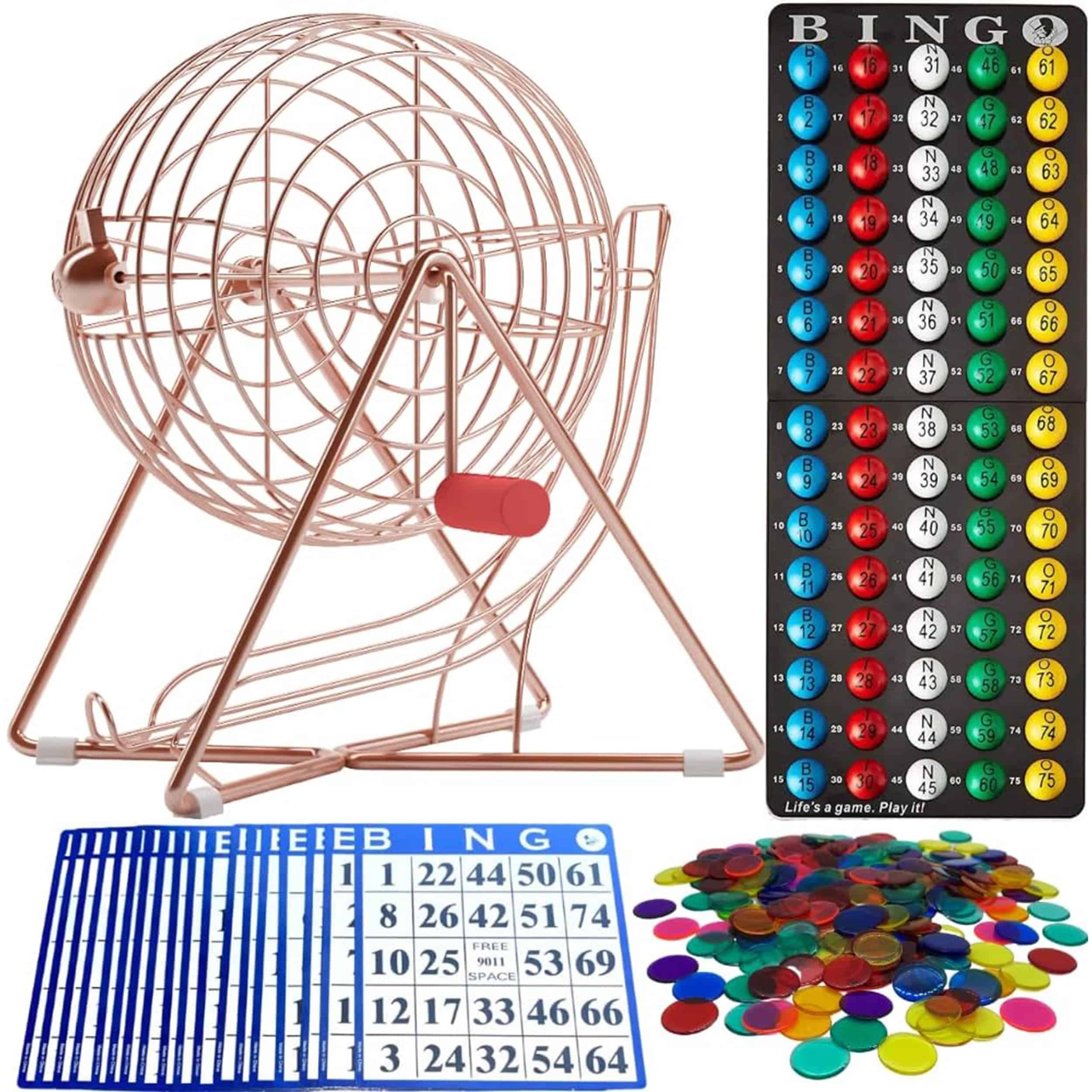 Set de Bingo Profesional MR CHIPS de 11" (Pulgadas) de