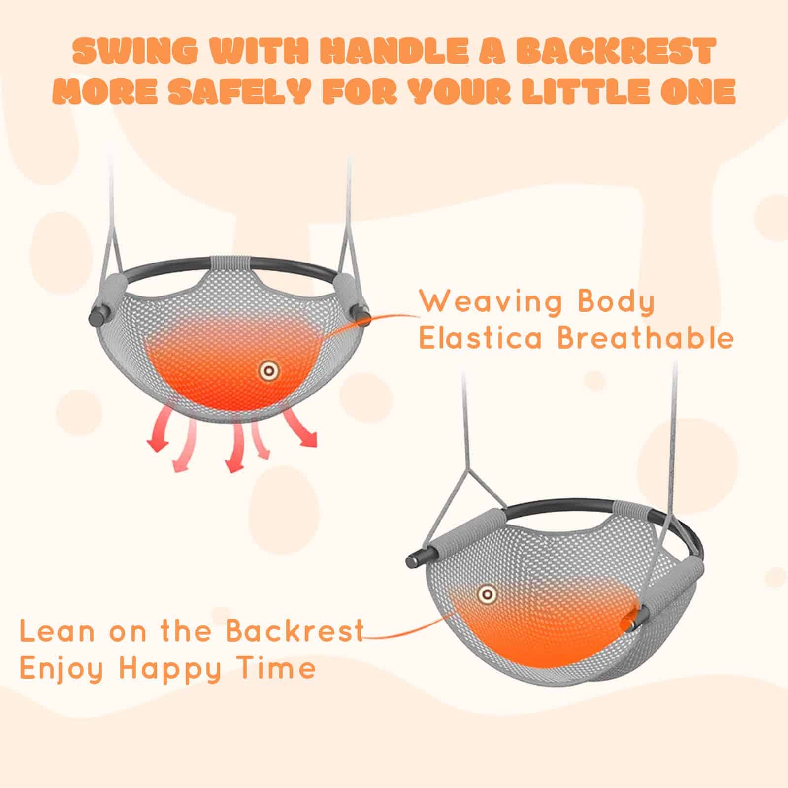 Asiento de Columpio para Niños Hi-Na - Columpio Para Niños - Imagen 5