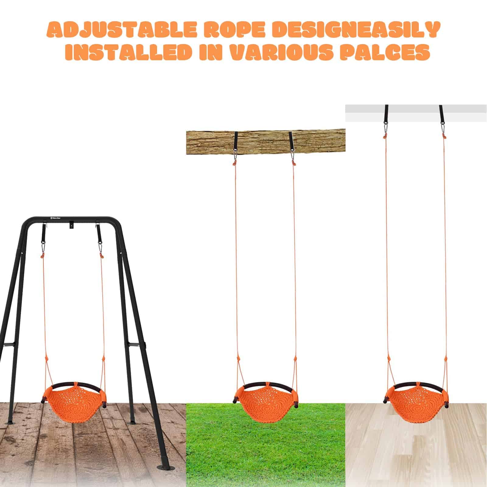 Asiento de Columpio para Niños Hi-Na - Columpio Para Niños - Imagen 3