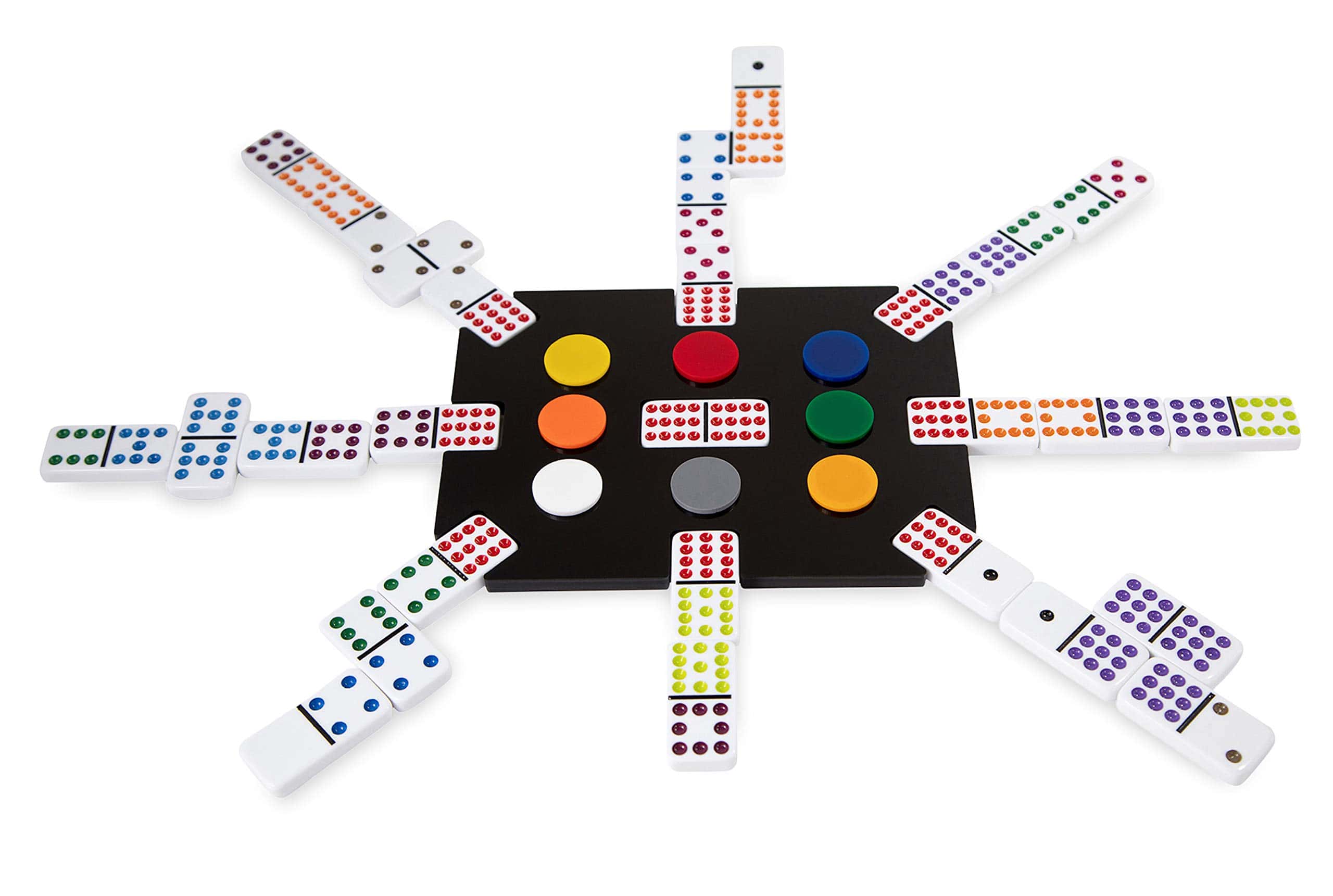 Juego de Dominó de Tren Mexicano LuxeDominoes, Juego de - Imagen 3