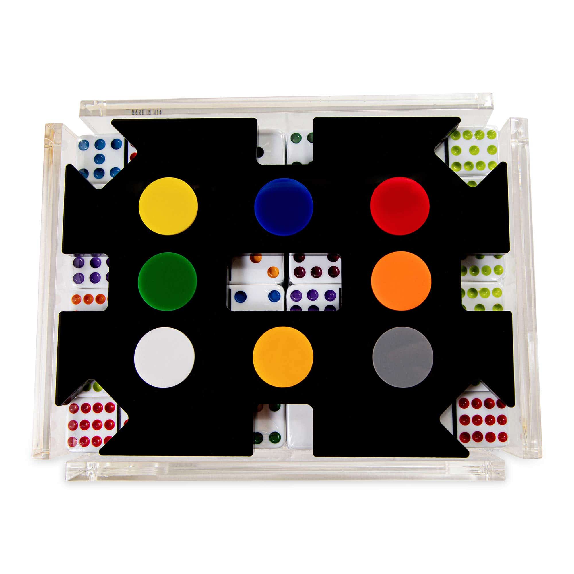 Juego de Dominó de Tren Mexicano LuxeDominoes, Juego de - Imagen 5