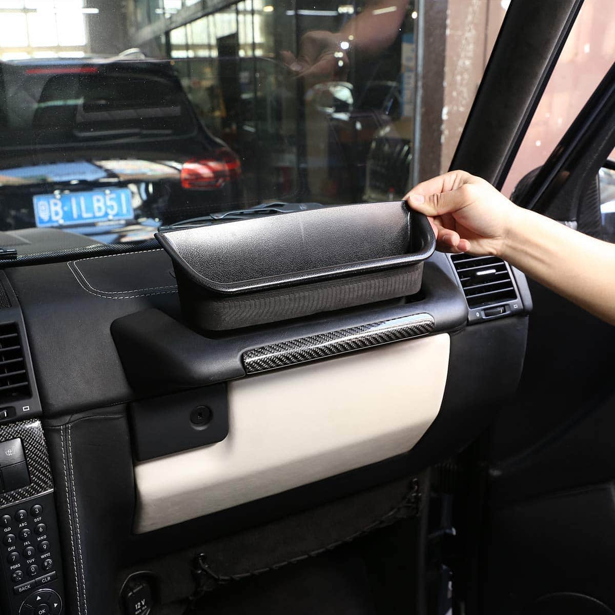 CHEYA ABS Caja de Almacenamiento de Agarre Copiloto para