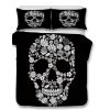 Juego de Funda Nórdica 3D Estampado de Calavera Conjunto