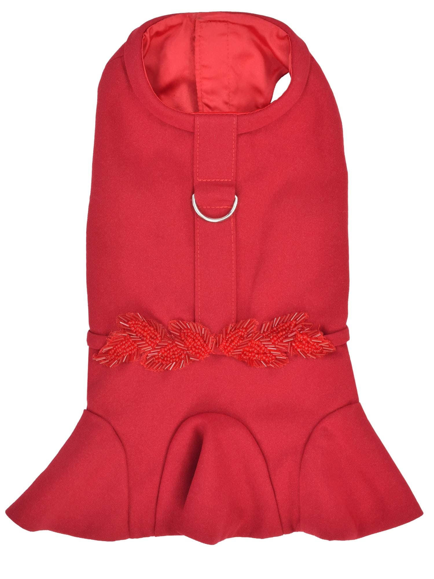 Vestido Rojo Parisian Pet Designer Embellecido para Perros