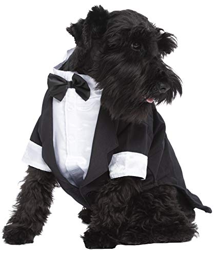 Traje de Tuxedo para Perro Parisian Pet Party para Bodas y - Imagen 4