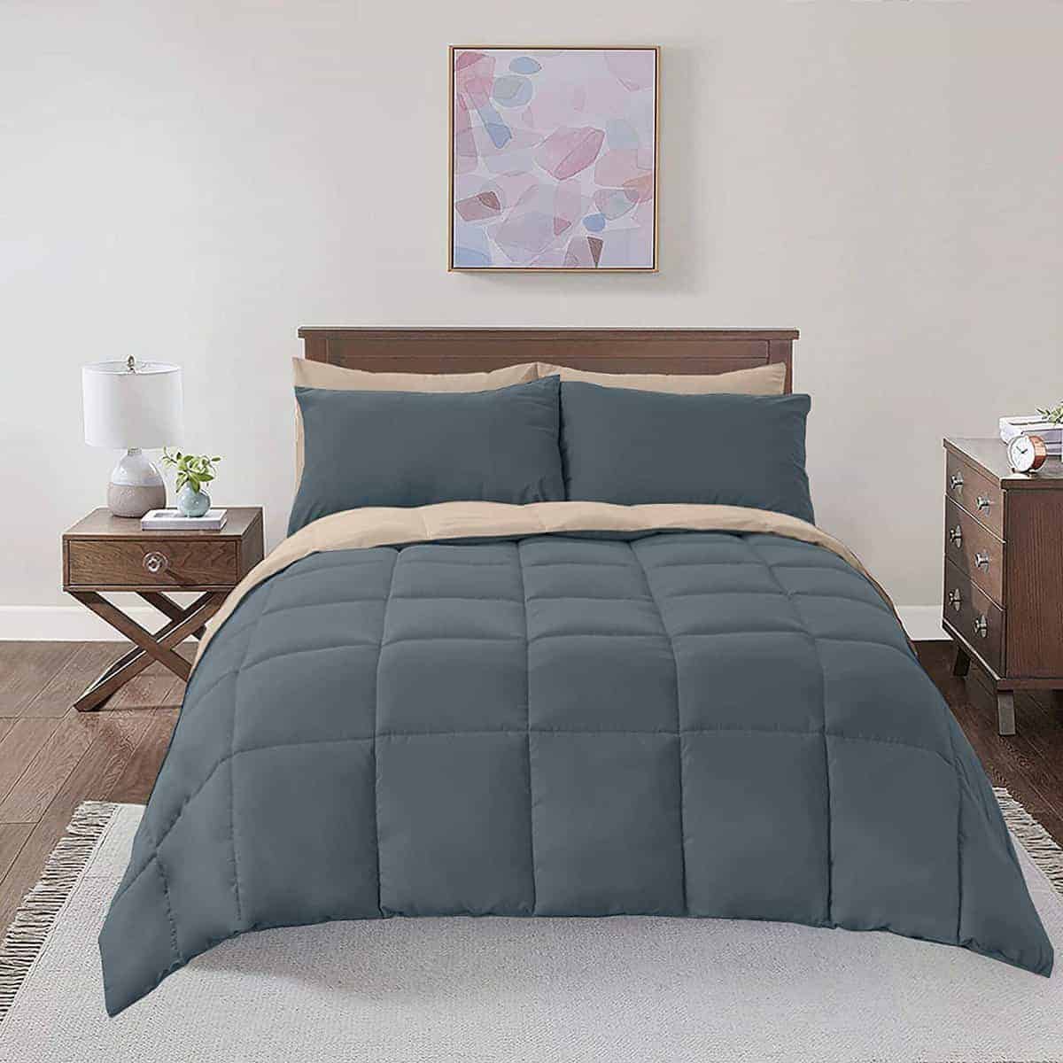 Edredón de lujo suave y esponjoso con relleno alternativo - Imagen 3