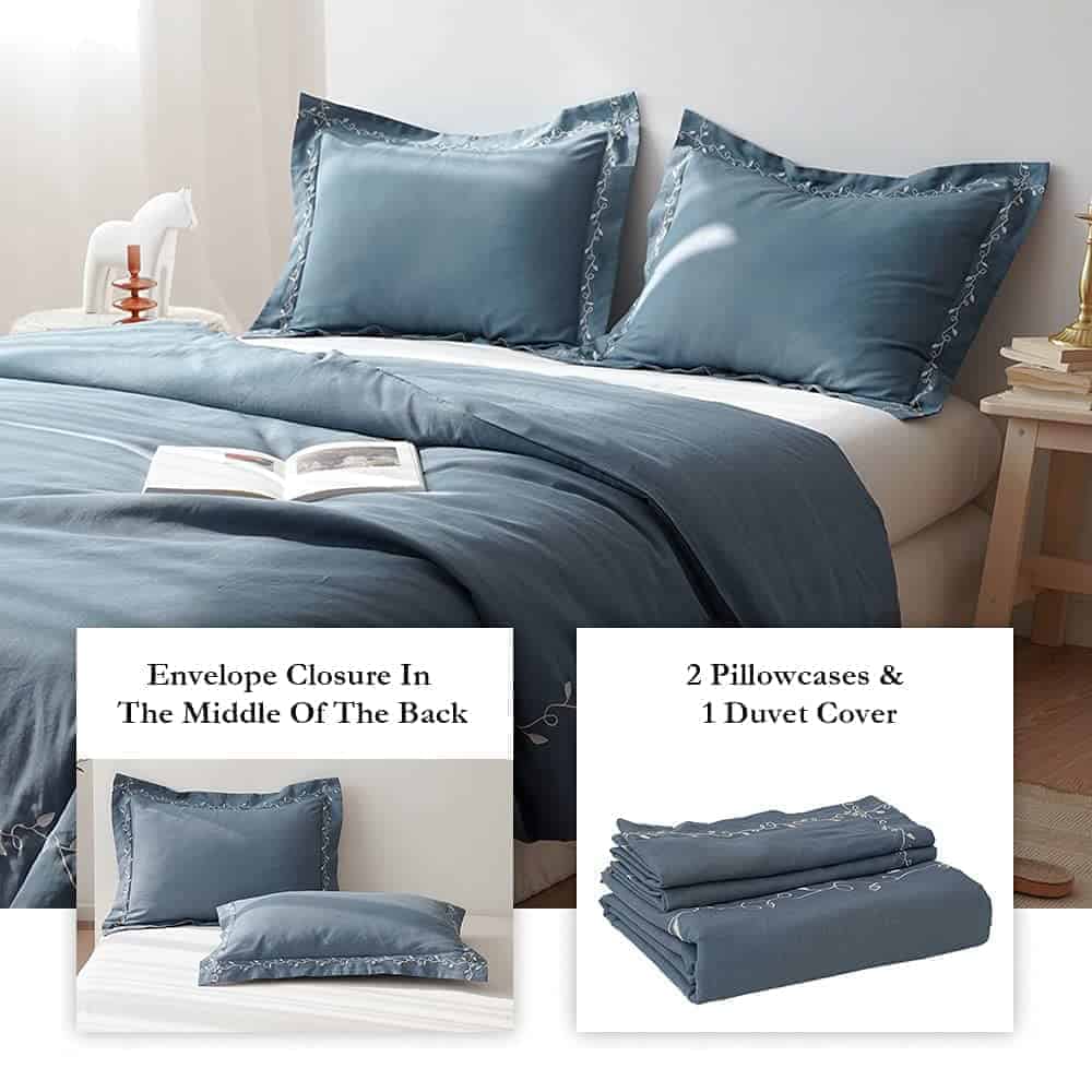 Juego de Funda de Edredón BISELINA French Linen 3 Piezas - Imagen 6