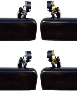 Manija de puerta exterior exterior PT -Negro