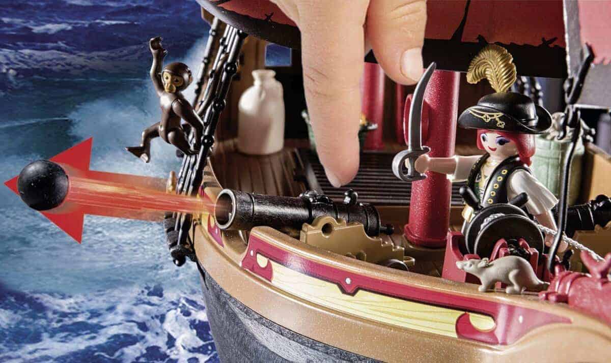Barco Pirata Flotante Playmobil 70411 con Cañón - Imagen 6