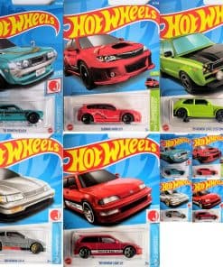 Paquete de 5 Autos de Importación Japonesa Hot Wheels