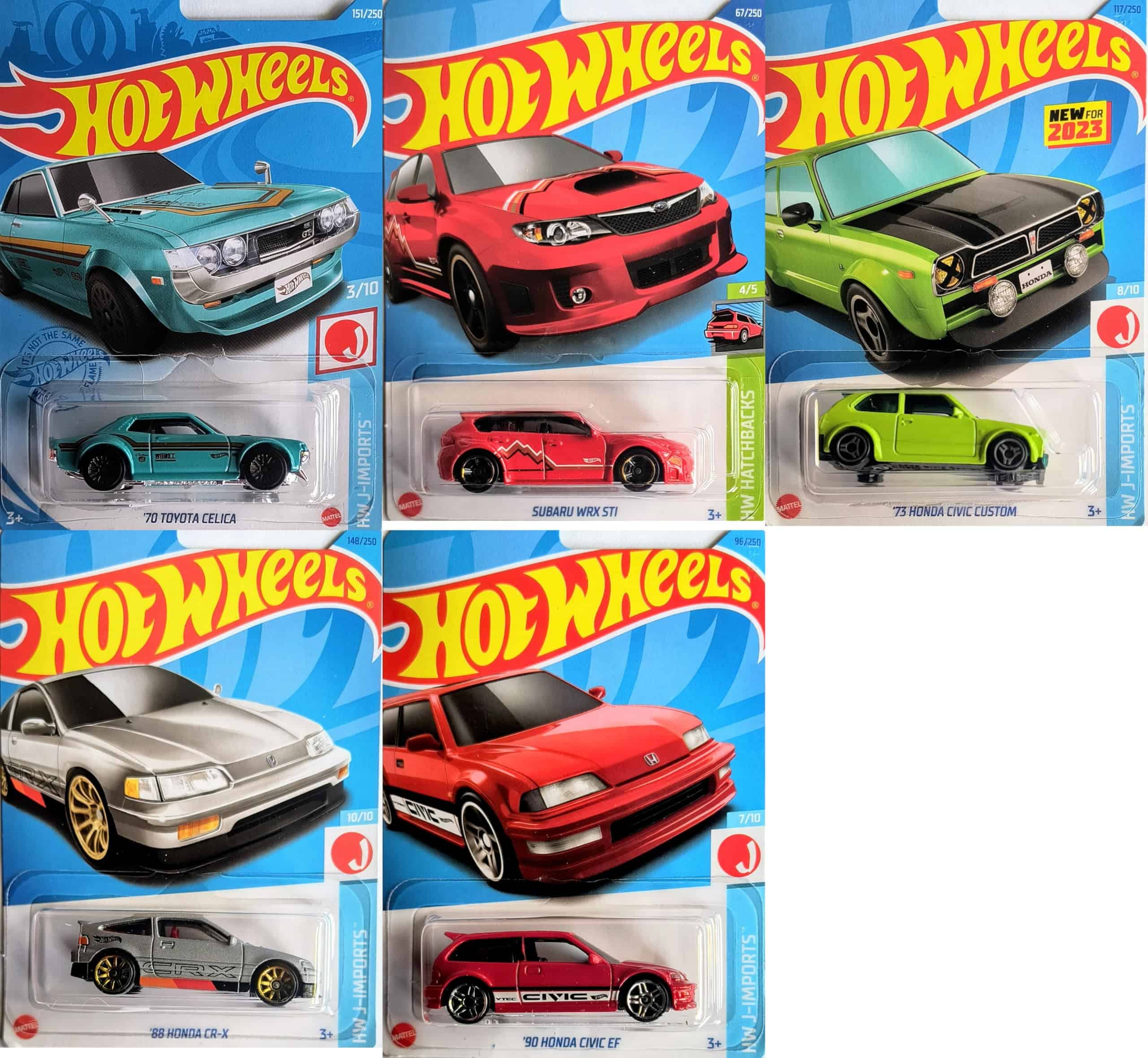 Paquete de 5 Autos de Importación Japonesa Hot Wheels - Imagen 8