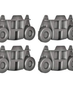 Jolaxy 4-Pack Ruedas de Lavavajillas de Repuesto W10195416