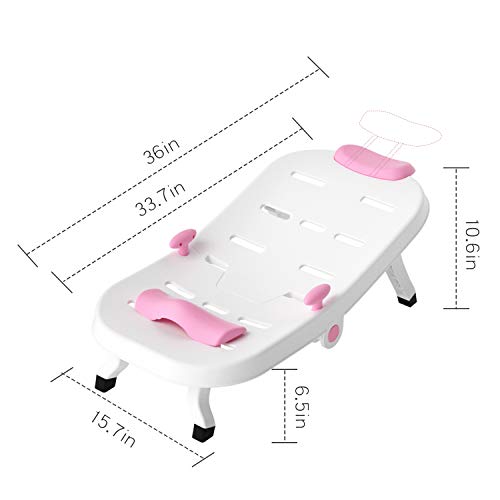 Silla de Champú para Niños Fedicelly, Asiento de Baño para - Imagen 4