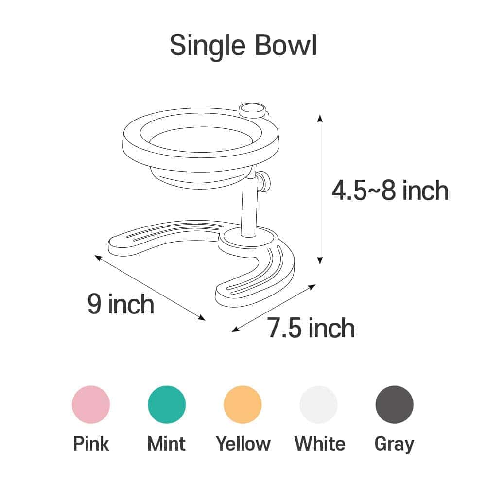 Tazones de Comida Ajustables para Mascotas Little Factory - Imagen 5