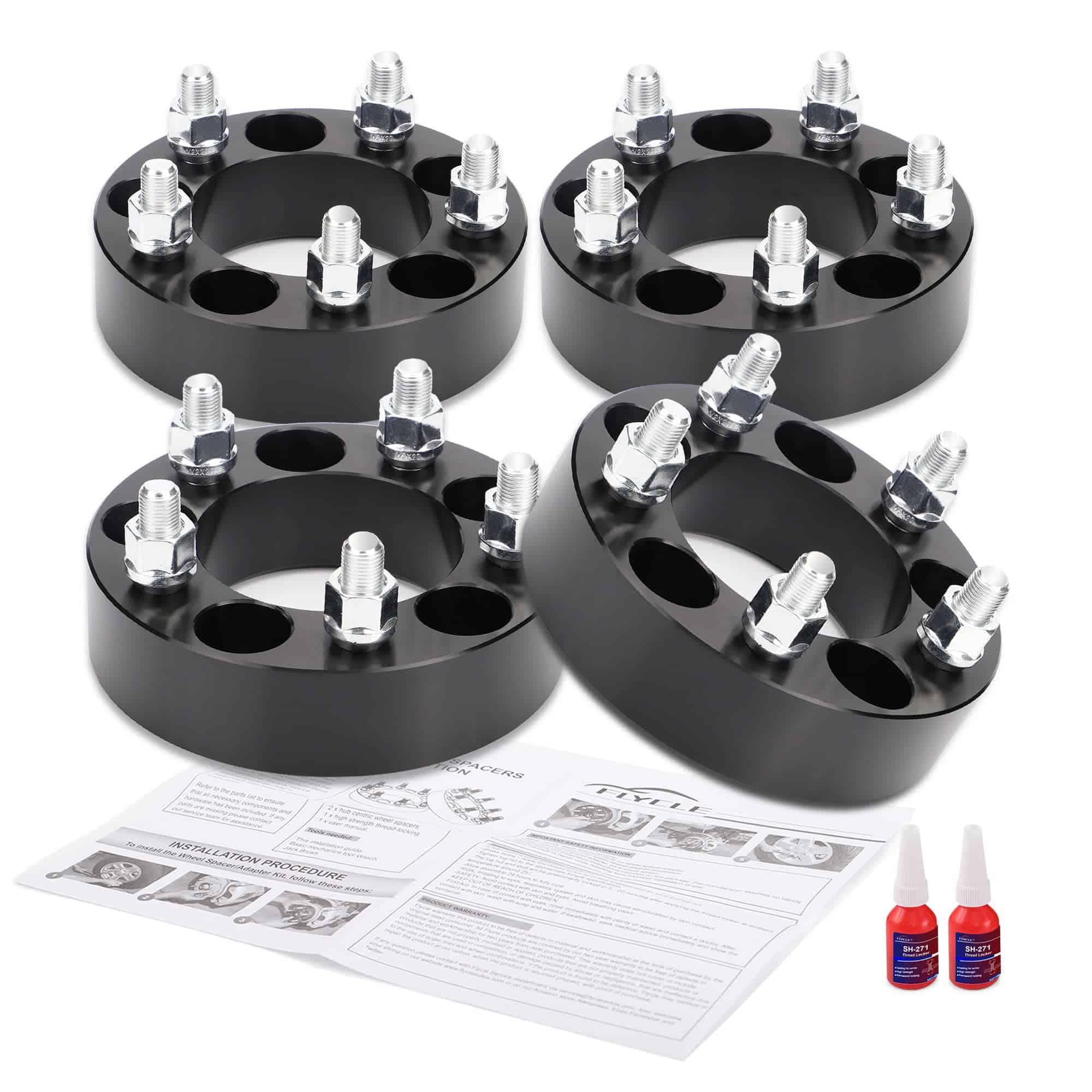 Espaciadores de rueda FLYCLE de 1.5 pulgadas 5x4.5 para TJ - Imagen 8