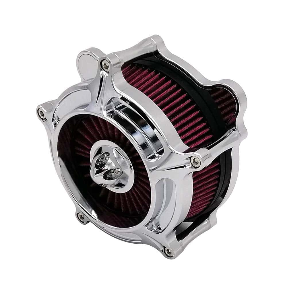 Kit de Filtro de Aire de Admisión Turbina Cromado para
