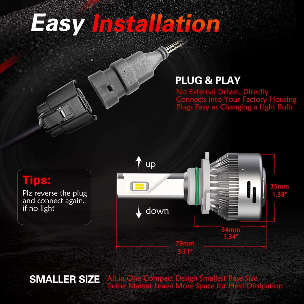 Bombillas LED LASFIT H10 9140 9145 para Luces Antiniebla - Imagen 4