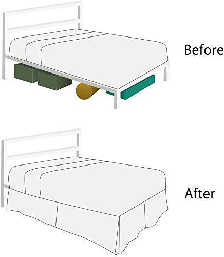 BISELINA Falda de Cama de Lino Francés con Pliegues - Imagen 8