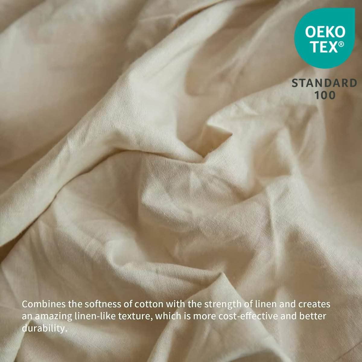 BISELINA Falda de Cama de Lino Francés -Ruffle - Lino - Imagen 3