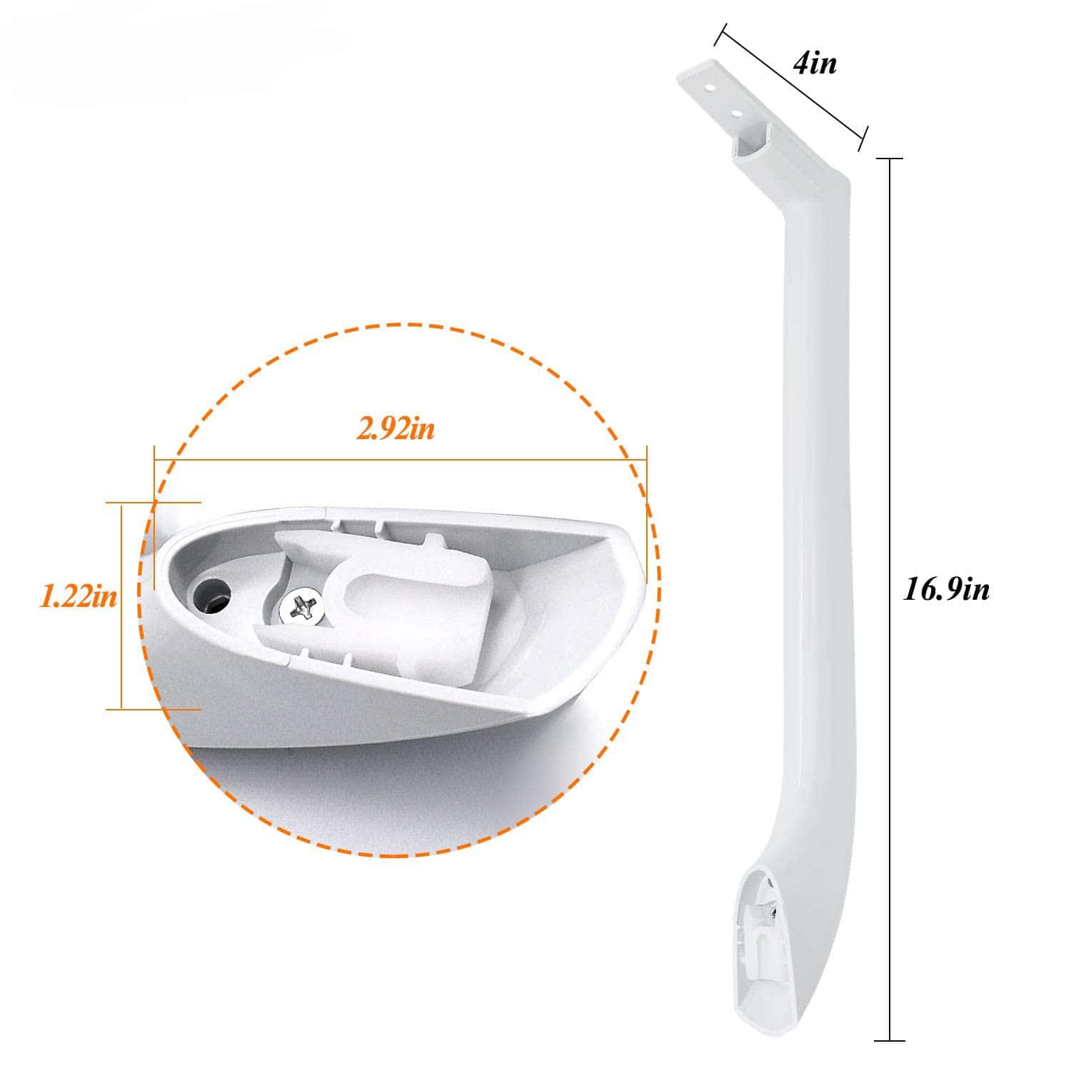 Manija de Puerta de Refrigerador 5304486359 16 3/4" - Imagen 6
