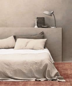 Sabana Plana de Lino BISELINA Linen 55% Lino Euro 45%