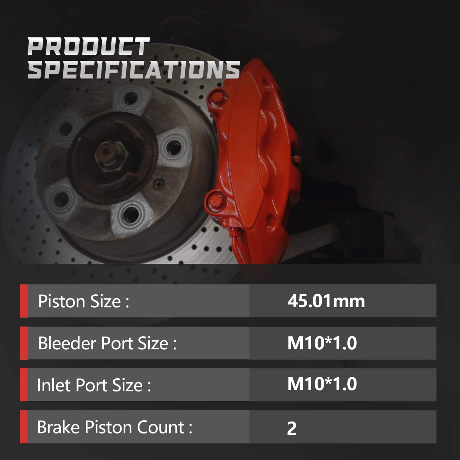 Par de Pinzas de Freno Delantero ROADFAR para 1999 2000 - Imagen 3
