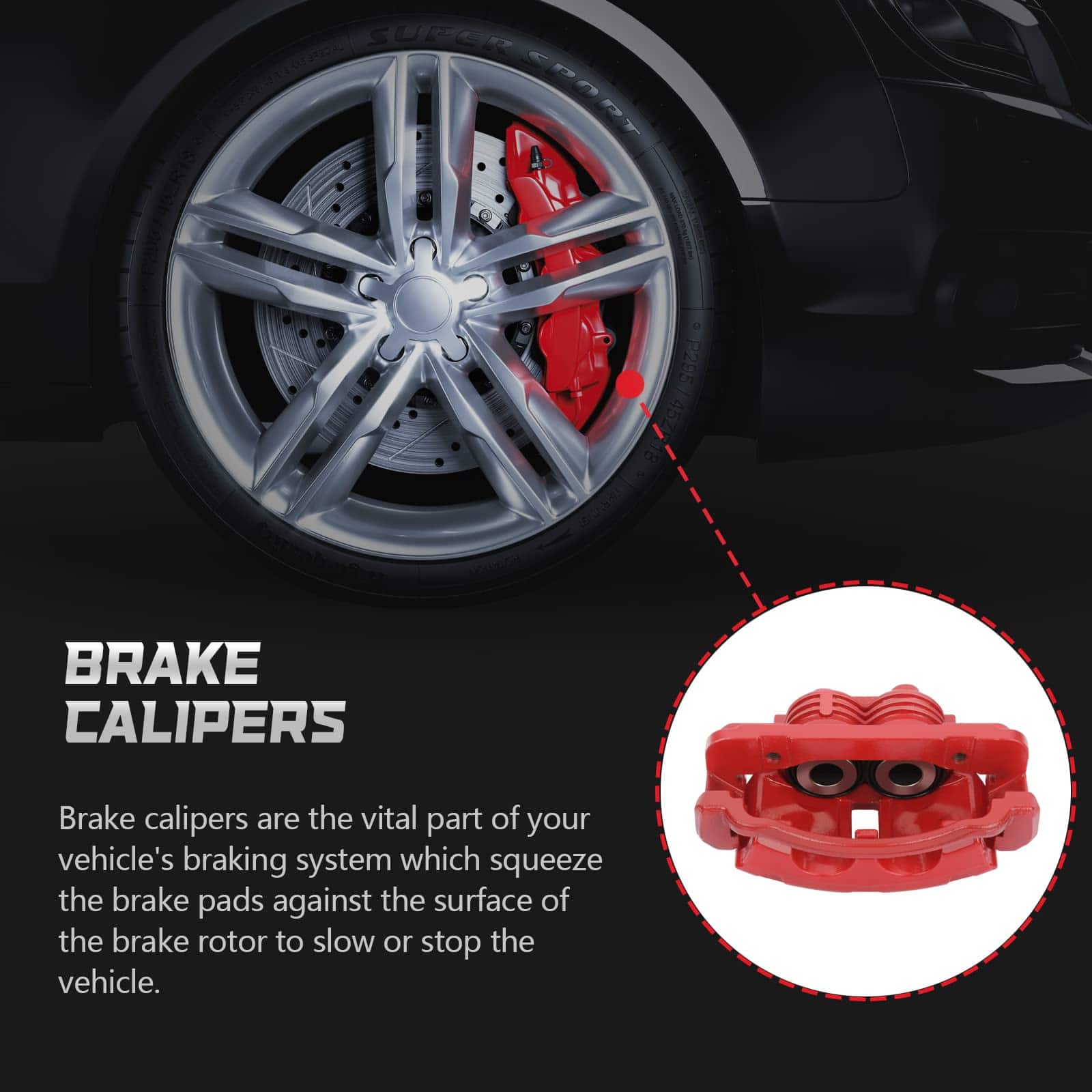 Par de Pinzas de Freno Delantero ROADFAR para 1999 2000 - Imagen 6