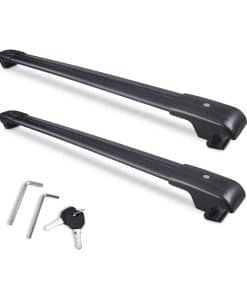 Autekcomma Barras transversales de techo de servicio pesado