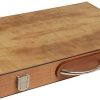 Juego de Backgammon de Madera de Olivo Burl de 15 pulgadas