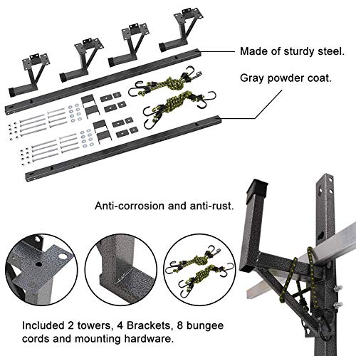 Rack de escalera para remolque cerrado NIXFACE montado en - Imagen 4