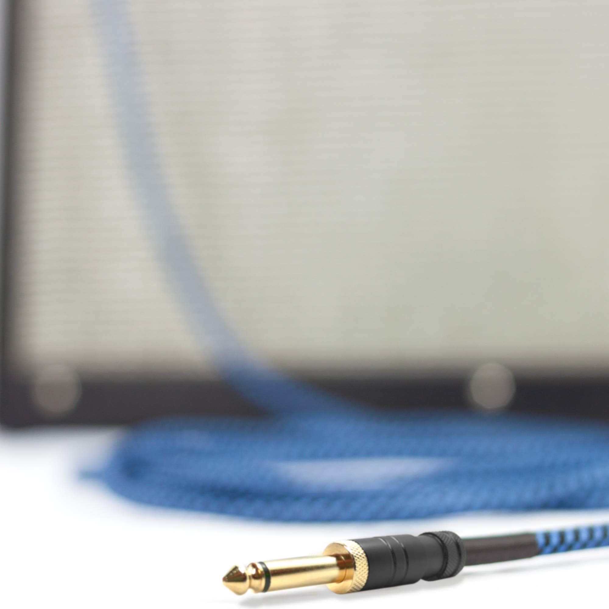Cable de Guitarra 20 pies - Cable de Instrumento Azul de - Imagen 7