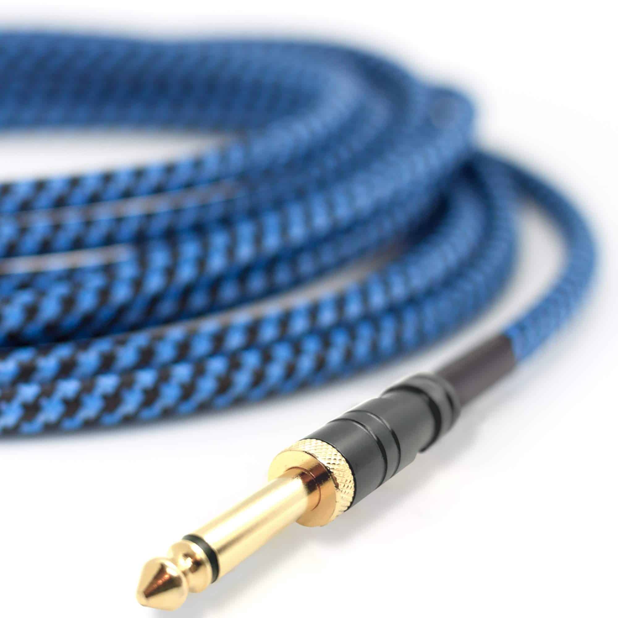Cable de Guitarra 20 pies - Cable de Instrumento Azul de - Imagen 3