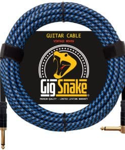 Cable de Guitarra 20 pies - Cable de Instrumento Azul de
