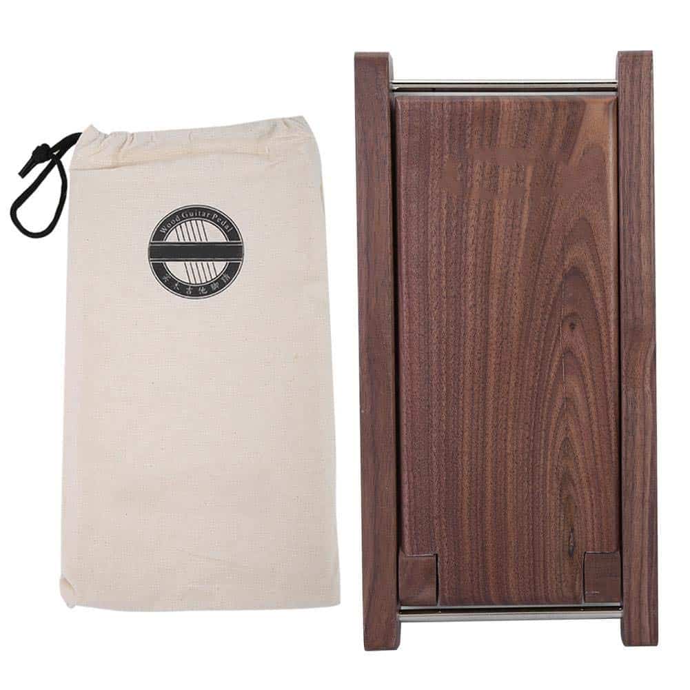 Banqueta de Guitarra Ajustable Plegable de Madera Soporte