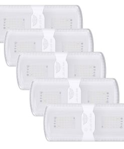 Luz de cúpula doble LED para RV Leisure LED de 5 paquetes