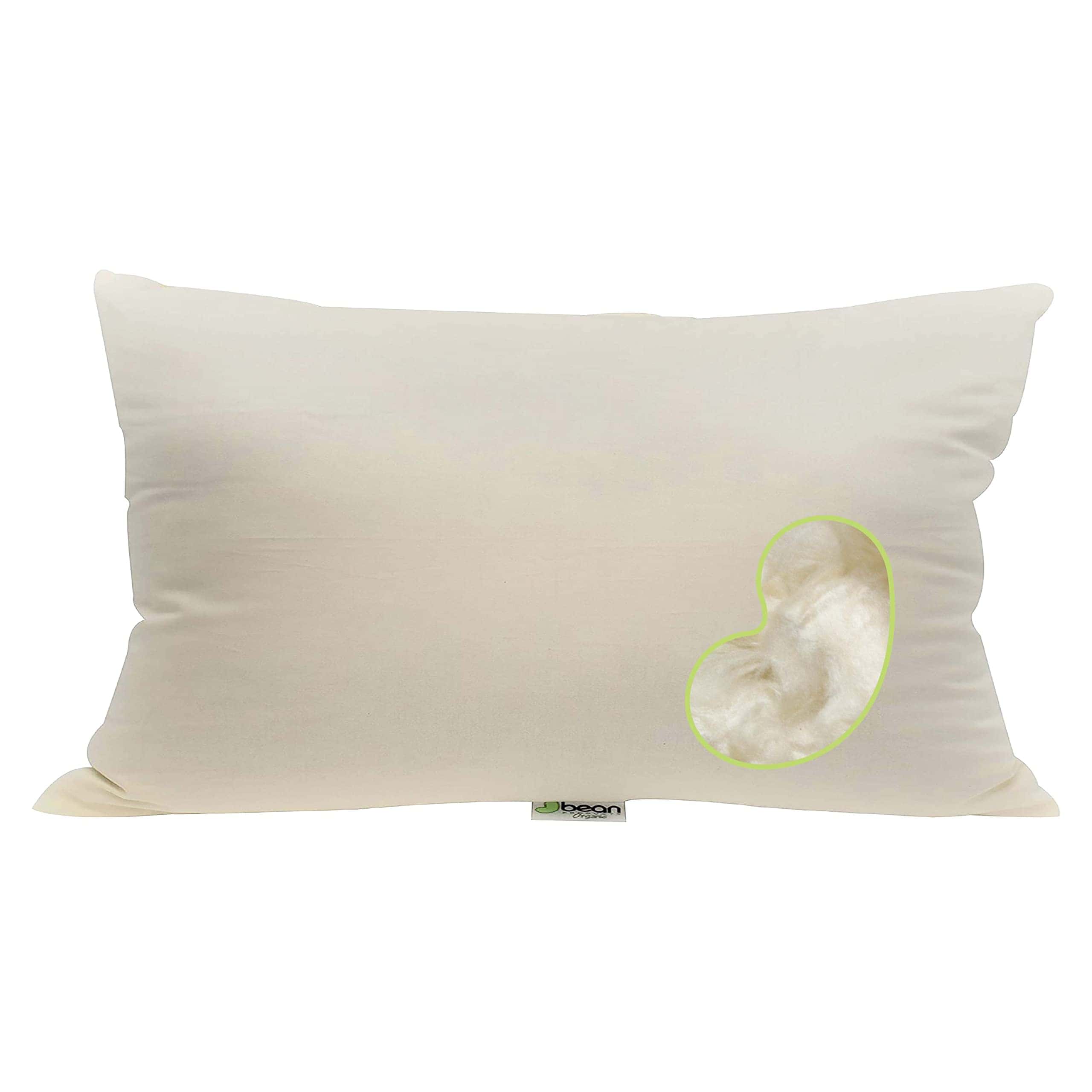 Almohada de Kapok de Bean Products - Tamaño Euro 14 x 22,
