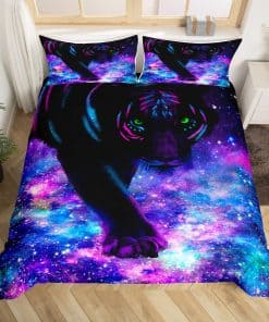 Juego de Ropa de Cama de Tigre Full Size Estampado de