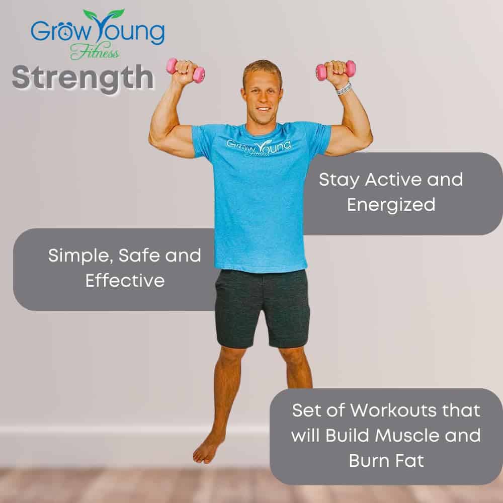 DVD de Ejercicios de Fuerza de Grow Young Fitness para - Imagen 5