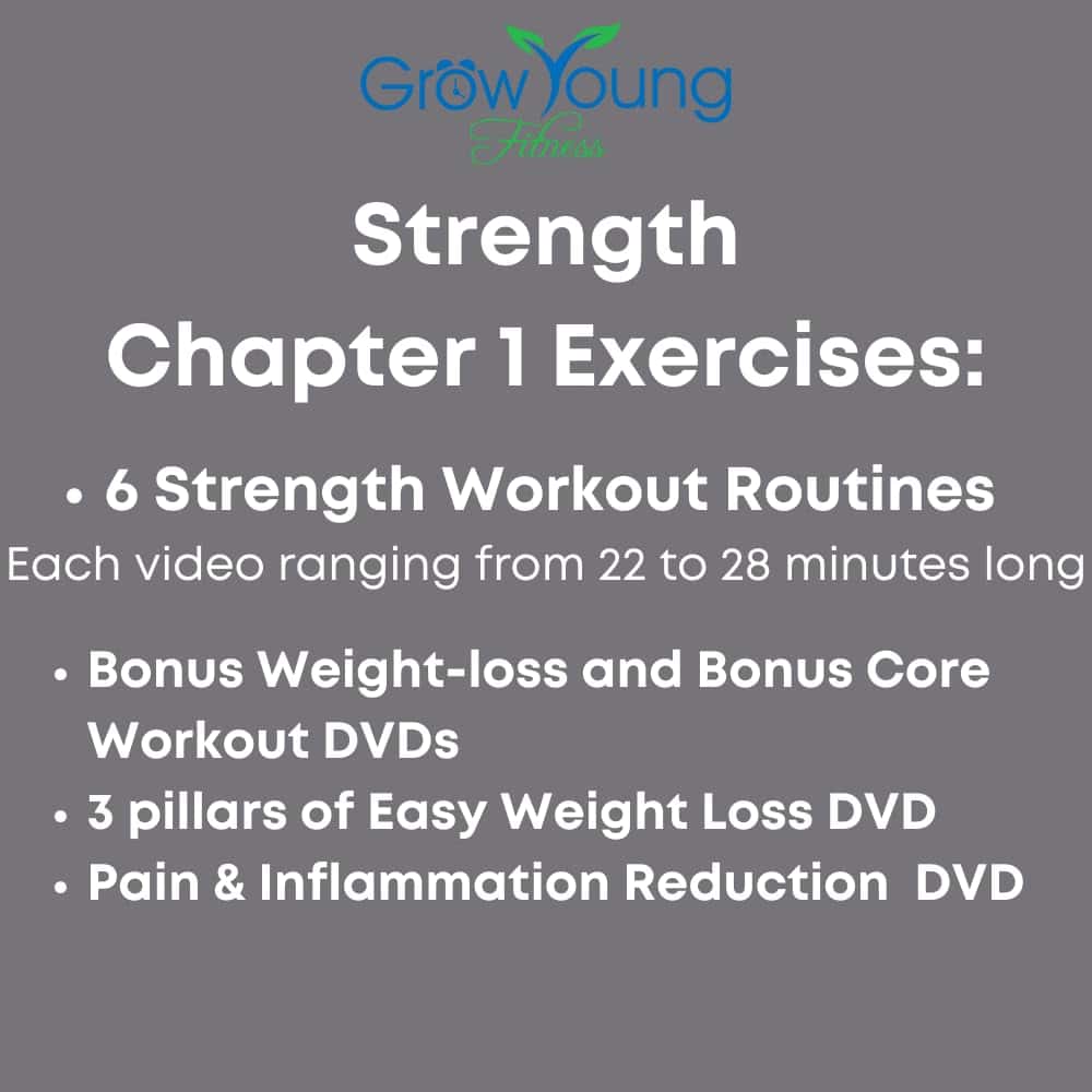 DVD de Ejercicios de Fuerza de Grow Young Fitness para - Imagen 6