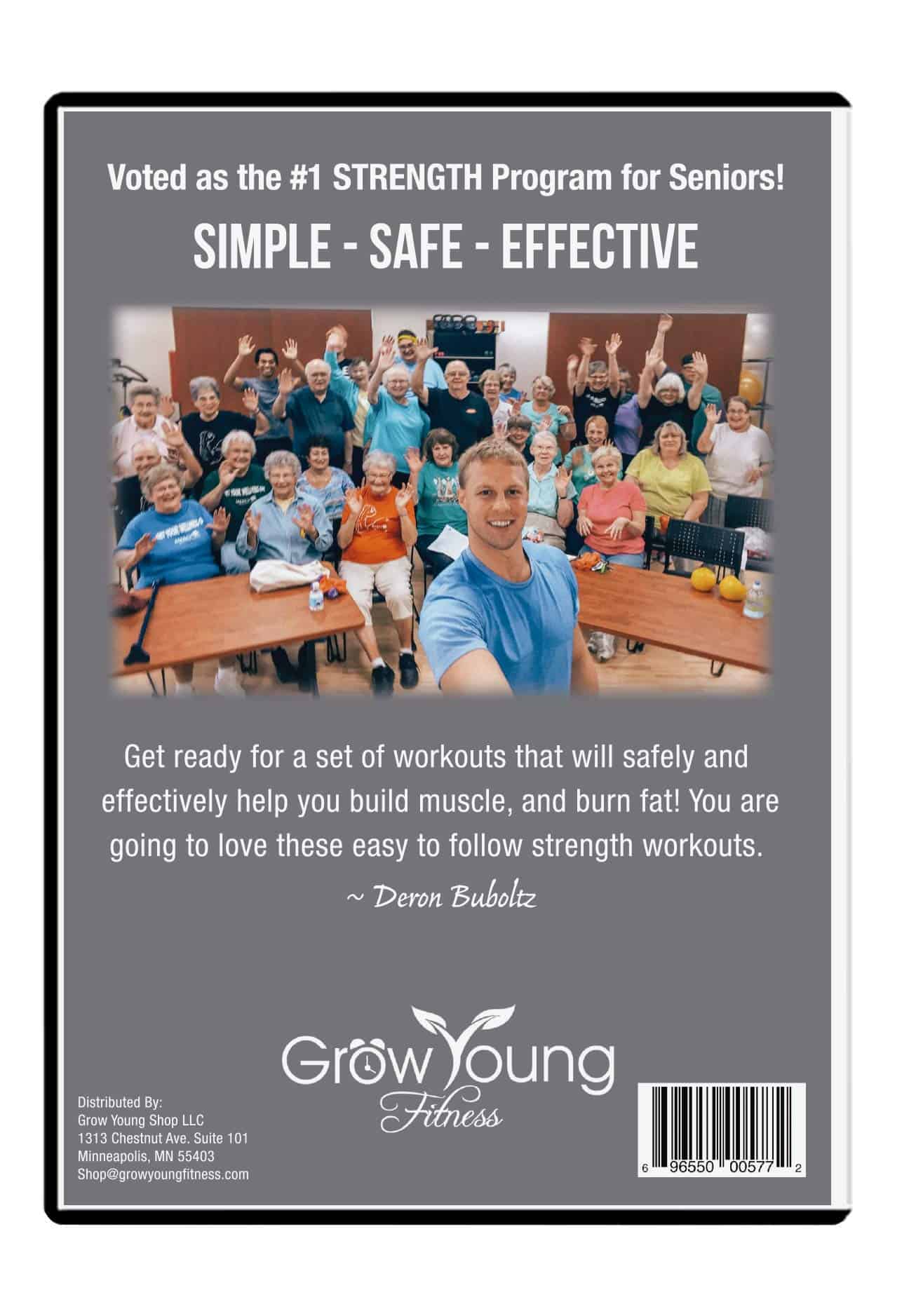 DVD de Ejercicios de Fuerza de Grow Young Fitness para - Imagen 4