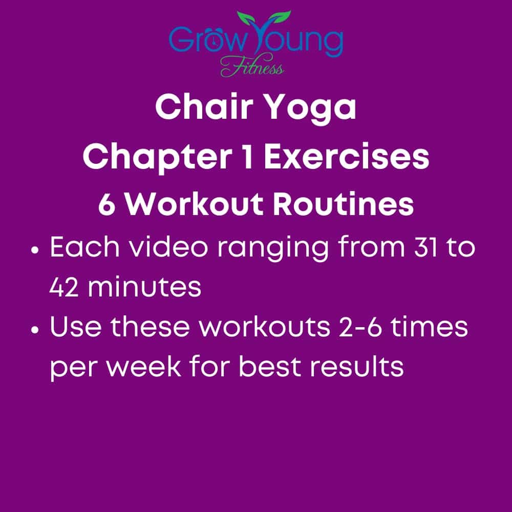 Grow Young Fitness Chair Yoga para Adultos Mayores - - Imagen 6