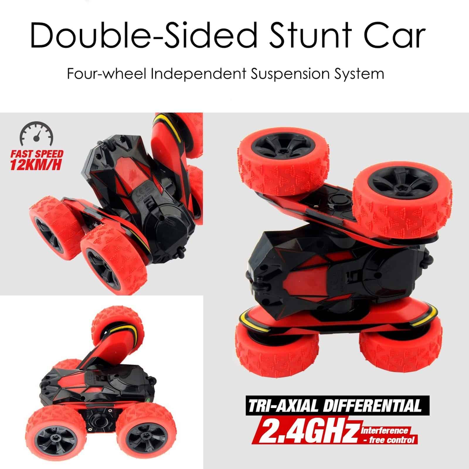 Coche de Acrobacias de Control Remoto por Radio de Haktoys - Imagen 5