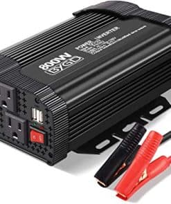 Inversor de Corriente BYGD 800W 12v DC a 110v AC Adaptador