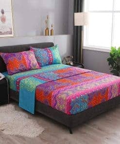 Juego de Sábanas Bohemias Retro de Pangzi, 1 Sábana