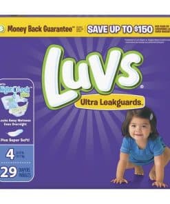 Pañales Luvs Ultra Leakguards con Night Lock, Talla 4