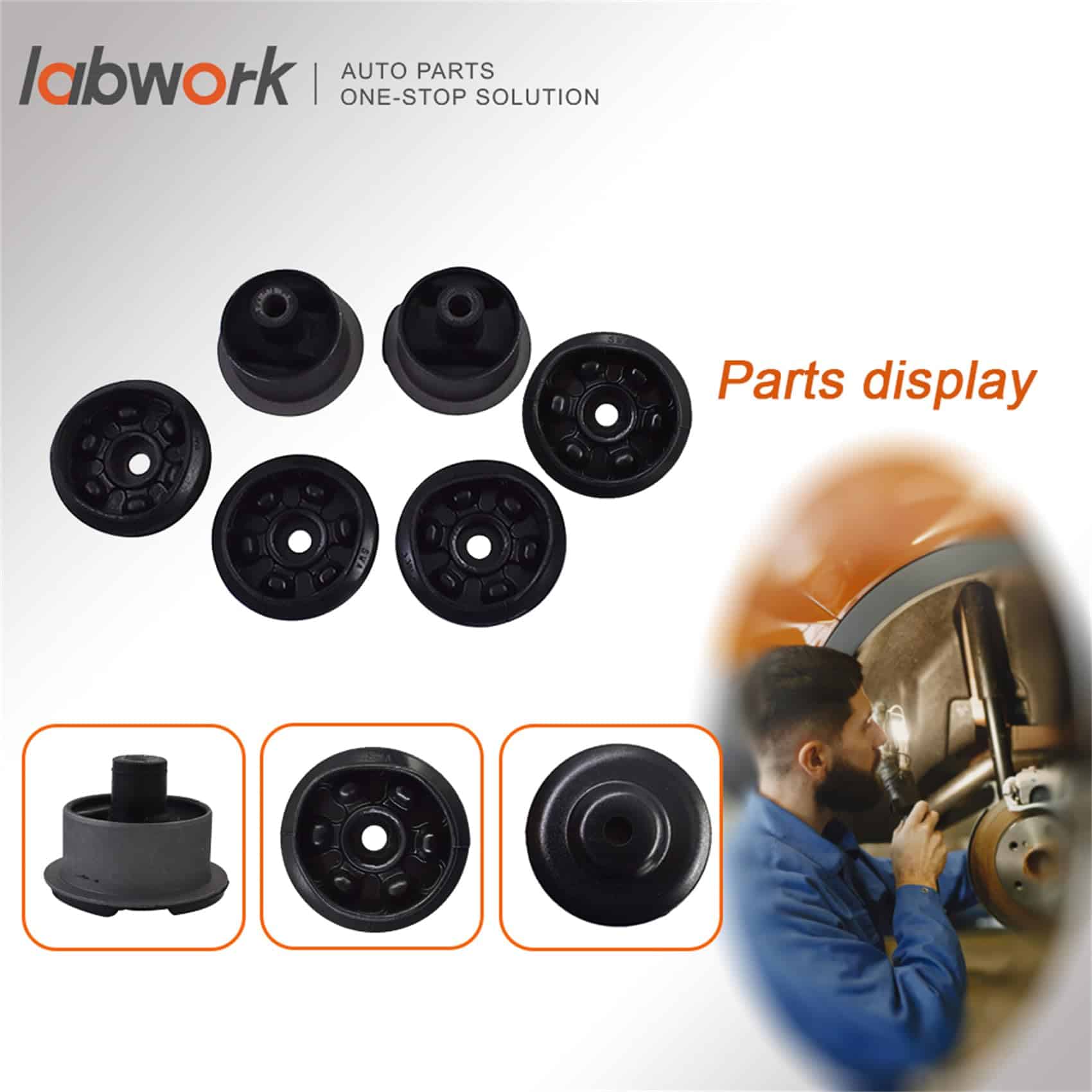 6x Soporte de Buje Montaje del Brazo Diferencial Trasero + - Imagen 4