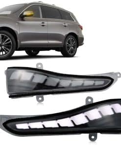 Kit de Lámpara de Luz Trasera LED Amber con Espejo