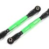 Traxxas 8948G Toe Links, Front (Tubos Anodizados en Verde,