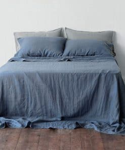 Sábana Plana de Lino BISELINA 55% Lino 45% Algodón Estilo