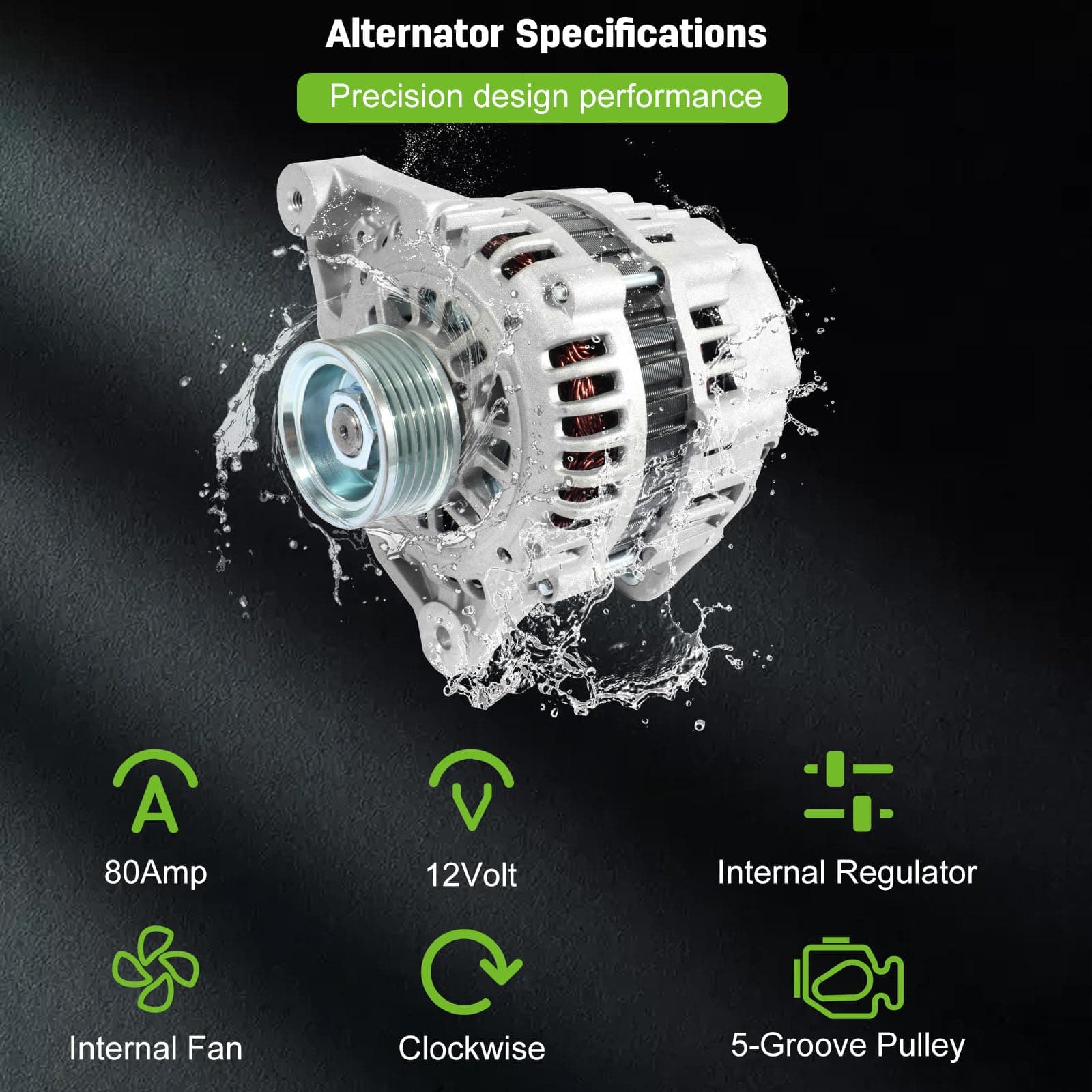 Alternador 13789 para Frontier Xterra 3.3L 1999 2000 2001 - Imagen 5